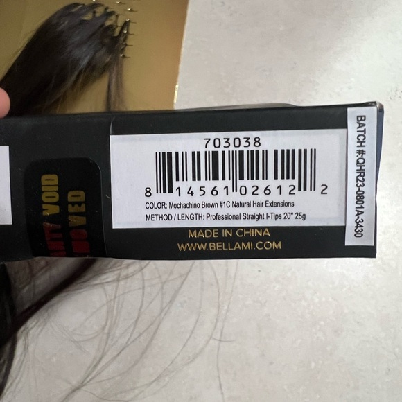 BELLAMI I-Tip 20" MOCHACHINO Hair Extensions - Picture 3 of 4